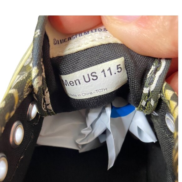 Vans X Star Wars Stormtroopers LIMITED green sprayed shoe paisley NEW men US11.5 - Picture 6 of 7